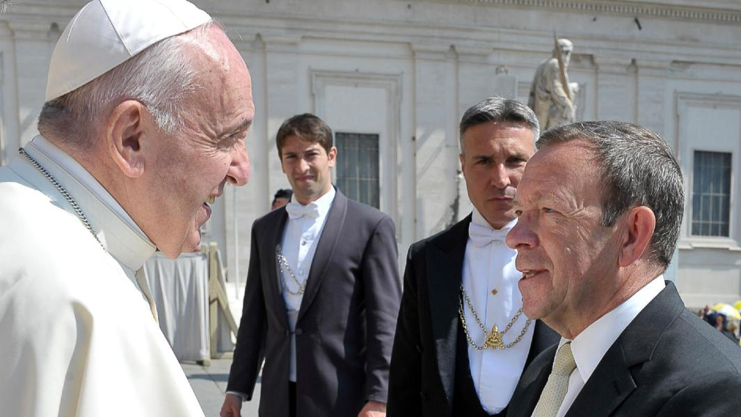 Op audiëntie bij de paus